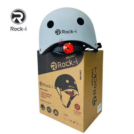 Casque Rock-i avec feu arrière rouge