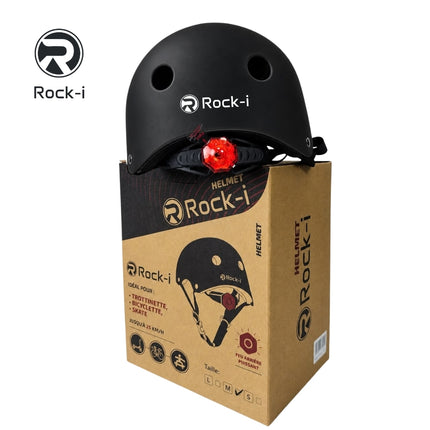 Casque Rock-i avec feu arrière rouge